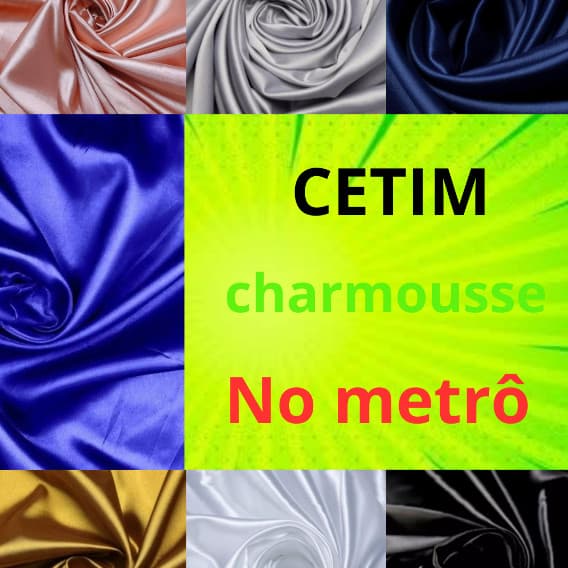 Cetim Liso Charmousse 3 Metros 150cm Brilho Sofisticado