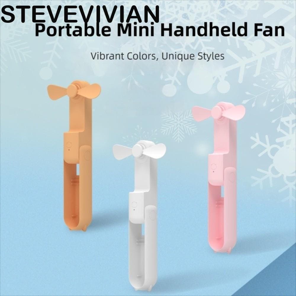 Ventilador De Bolso Pequeno STEVEVIVIAN , Mini Portátil Ajustável De 3 Velocidades , Elétrico Silencioso E Forte