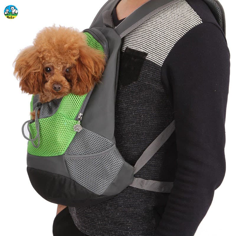 mochila pet cabeça de fora respirável cães pequenos gato antifuga mãos livres leve viagem