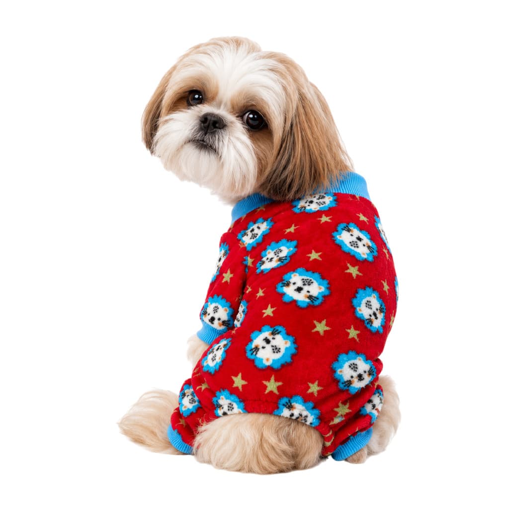 Pijama Pet Frio Cães E Gatos Vermelho Gatinhos TAM 8