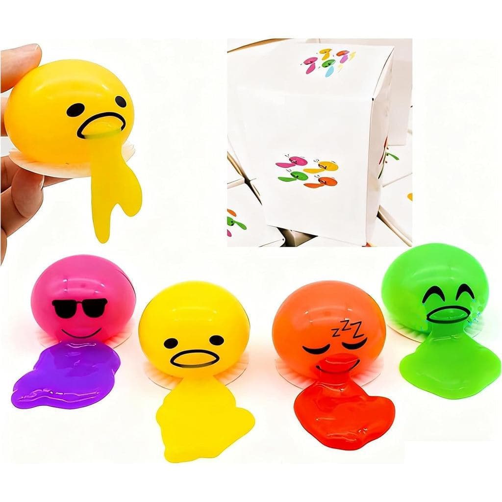 Vômito Ovo Lodo Brinquedo Alívio Do Estresse Engraçado Cutucando Squeeze Novidade Truque Para Crianças Adultos Escritóri