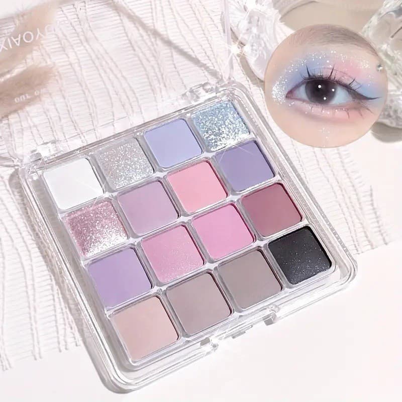 Capell 16 cores pôr do sol paleta de sombras mágicas perolado fosco cor terra maquiagem coreana sombra festa estudante