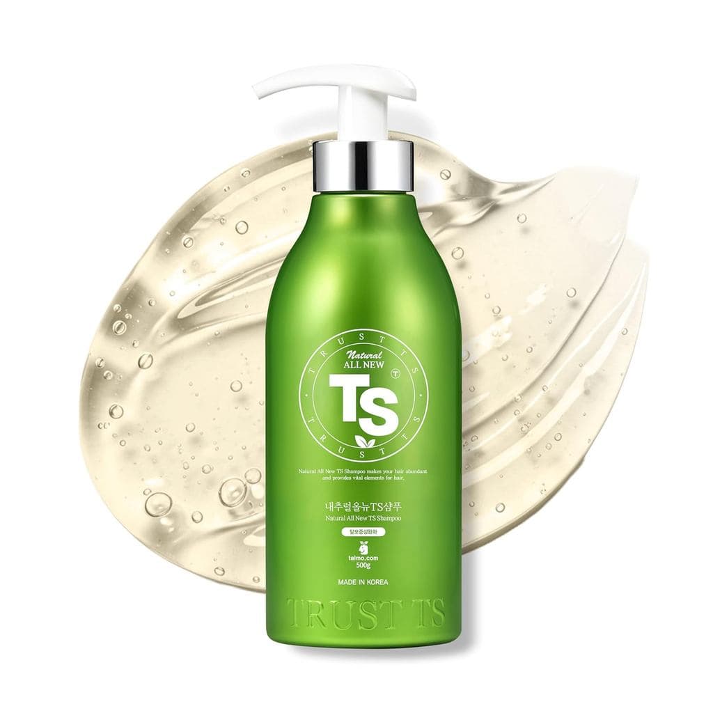 TS Natural Novo Shampoo TS |   Shampoo Coreano para Couro Cabeludo Sensível |   Cuidados com Cabelo e Couro Cabeludo com