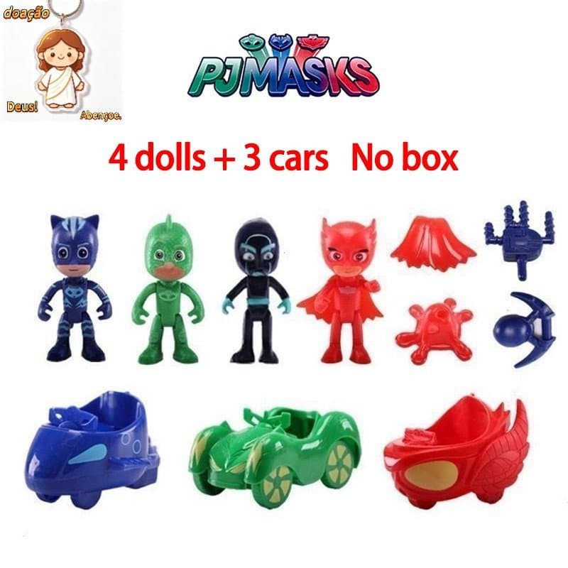 PJ Máscaras Kids Toys Catboy Gekko Owlette Pacote Original Aniversário Presente De Férias