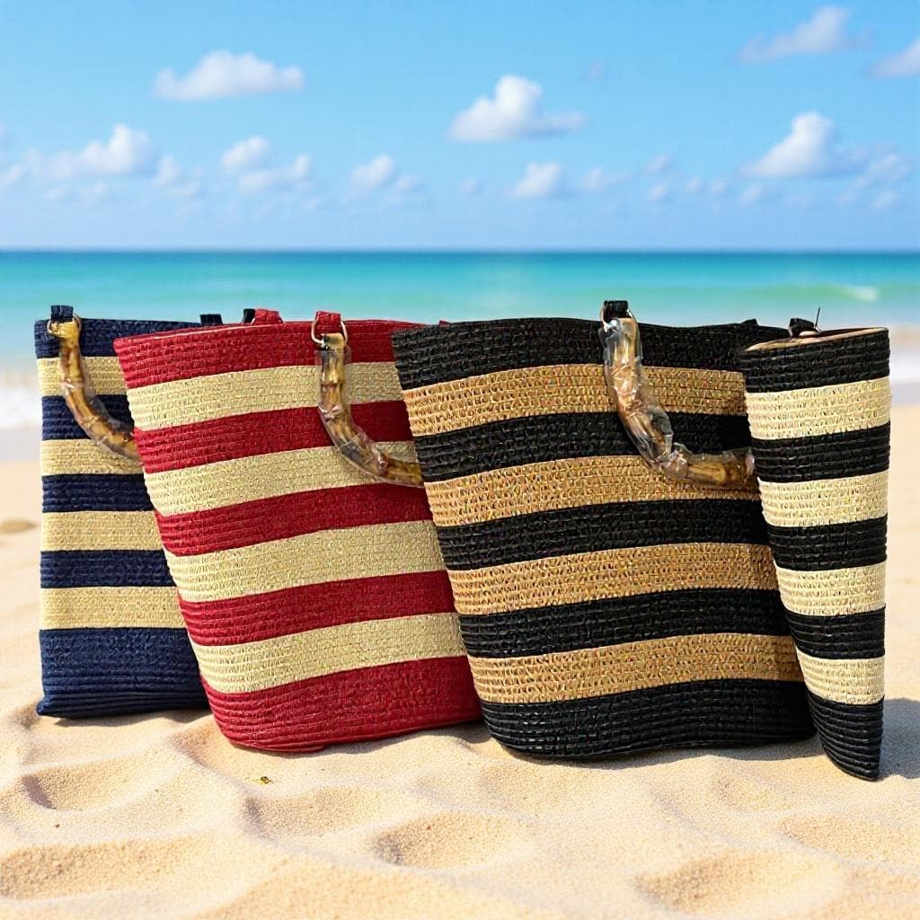 2025 moda sacola costura ombro grande capacidade bolsa de bambu Casual tecido saco Commuter bambu tecido