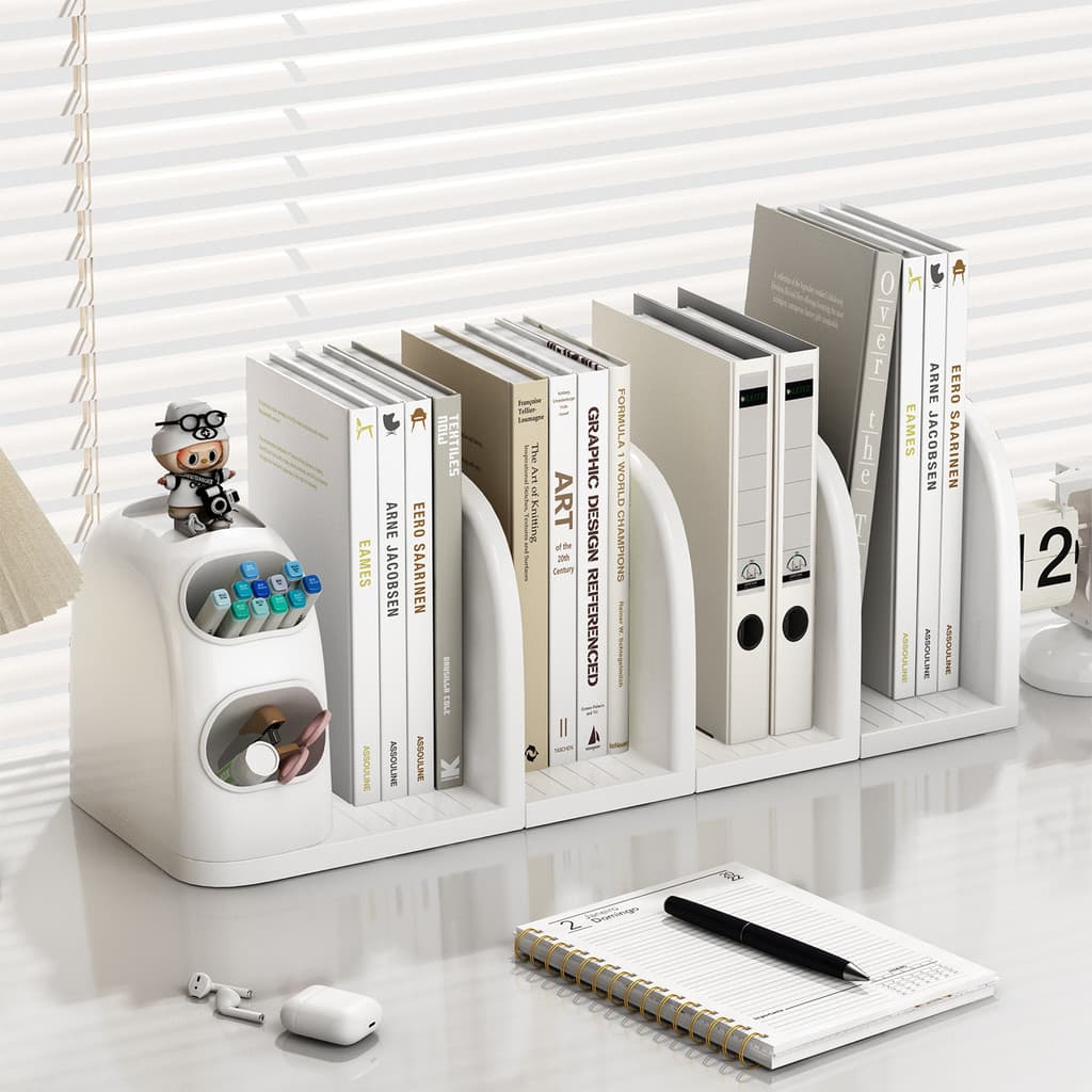 Ins estilo Desktop estudante armazenamento multifuncional mesa maquiagem arrumado Na dormitório papelaria livro Rack de