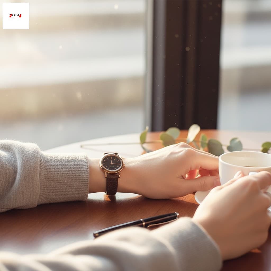 Relógios De Casal Com Pulseira De Couro Minimalista Retrô-À Prova D'água Para Mulheres E Homens