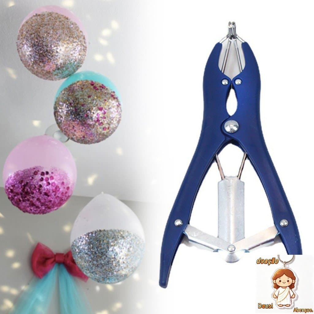 Alicate de Expansão de Balão de Metal, Expansor de Boca de Balão para Inflar, Ferramenta DIY de Transporte de Bubble Bob