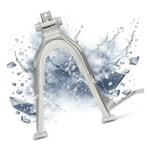 Cavalete Central Tripé Cromado Titan Cg Fan 150 Todas