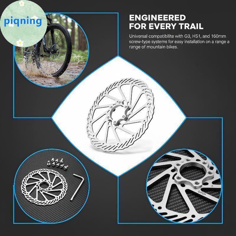 Piqning 160mm G3 Rotor De Freio A Disco Hidráulico Baixo Ruído Estável Bicicleta formuter Mountain Bikes BR