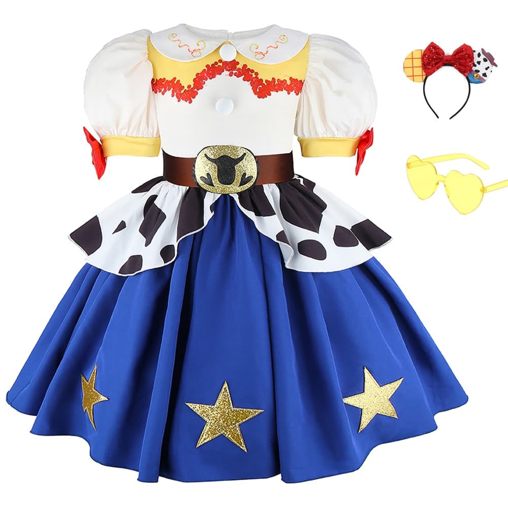 Fantasia de Cosplay de Jessie e Woody do Toy Story, Vestido de Princesa para Festa de Aniversário 2026, Fantasia de Carn