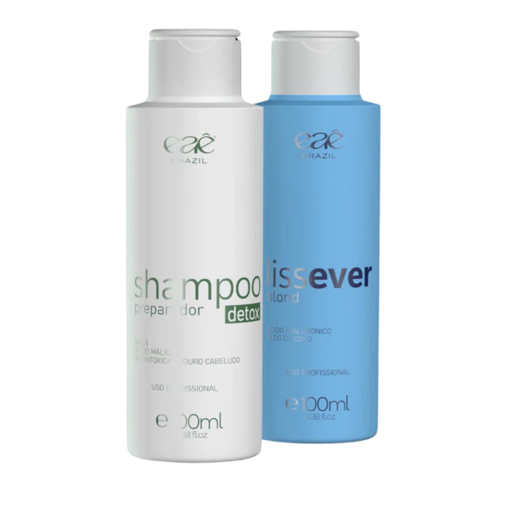 Kit Lissever Blond Progressiva Sem Formol White 2X100Ml Eaê
