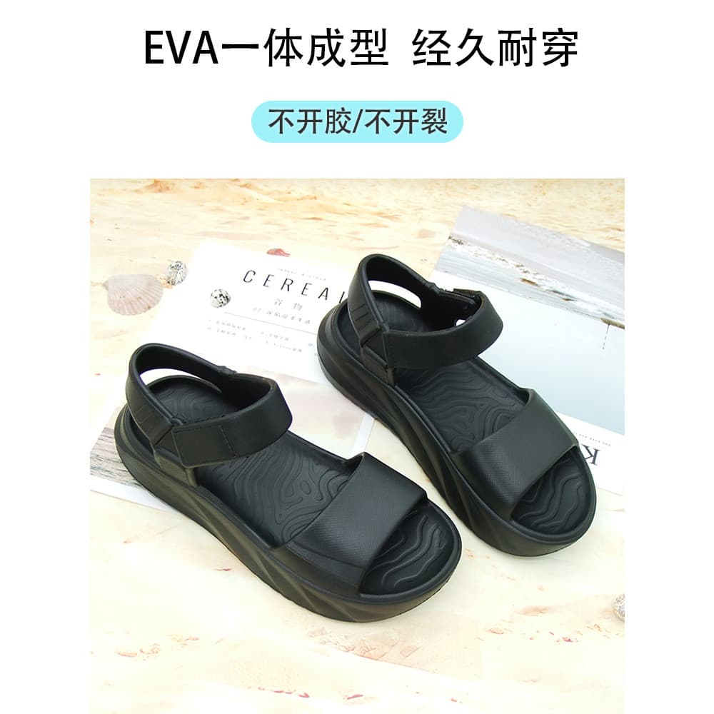 2026 novo estilo das mulheres dos homens sandálias lazer esportes Velcro praia viagem antiderrapante à prova dwaterproof