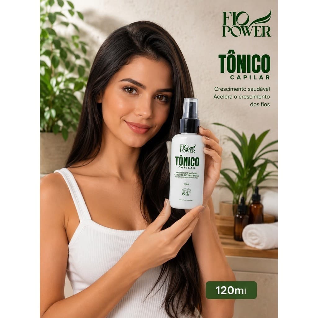 TONICO CAPILAR FIO POWER CRESCIMENTO DOS FIOS COM BIOTINA