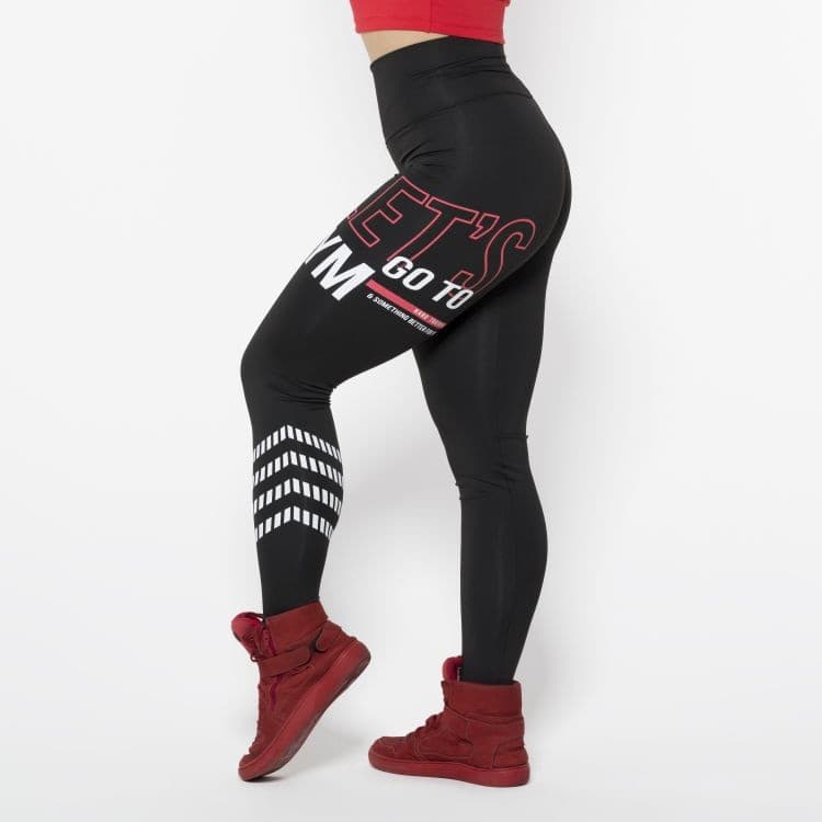 Calça Legging Leg Suplex Moda Academia Fitness Let's Go