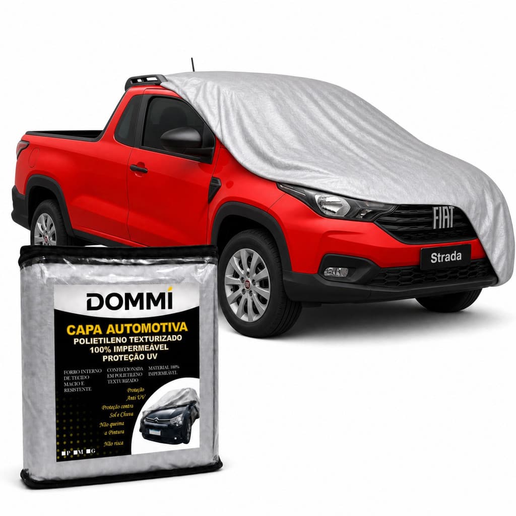 Capa impermeavel para Fiat Strada protecao contra sol chuva e poeira alta durabilidade