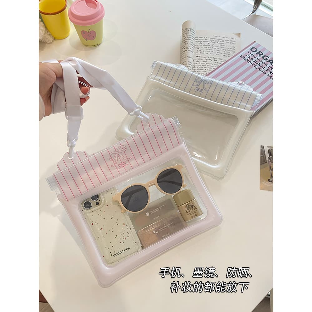 Bolsa à prova d'água para celular, tela sensível ao toque, foto, natação, dedicada, à beira-mar, novo estilo, bolsa Halt