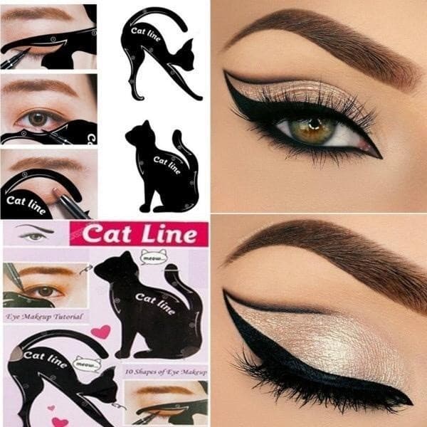 Moldelador e Delineador - Olho De Gatinho e Sombra Cat Line