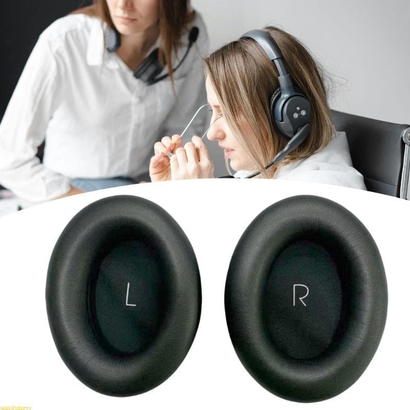 sunshineyy Substituição Almofada Ouvido Fones Almofadas Capa Earmuffs Para