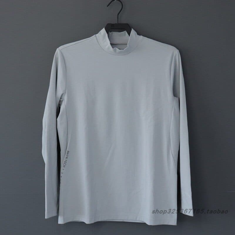 Anta camiseta masculina de manga comprida primavera outono confortável respirável pulôver Casual corrida treinamento esp
