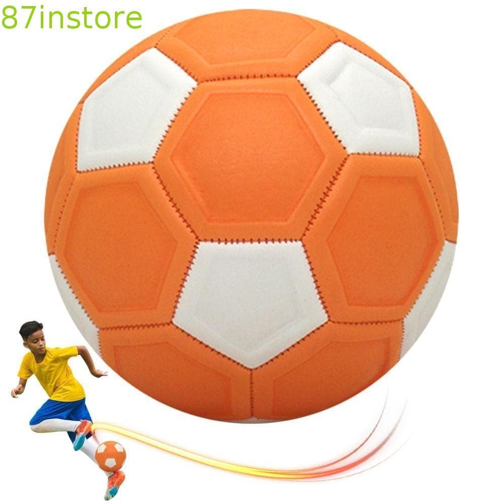INSTORE1 Curva Bola De Futebol , Linhas Curvas Laranja Juvenil , Jogo De Brinquedo Esportivo Recreativo
