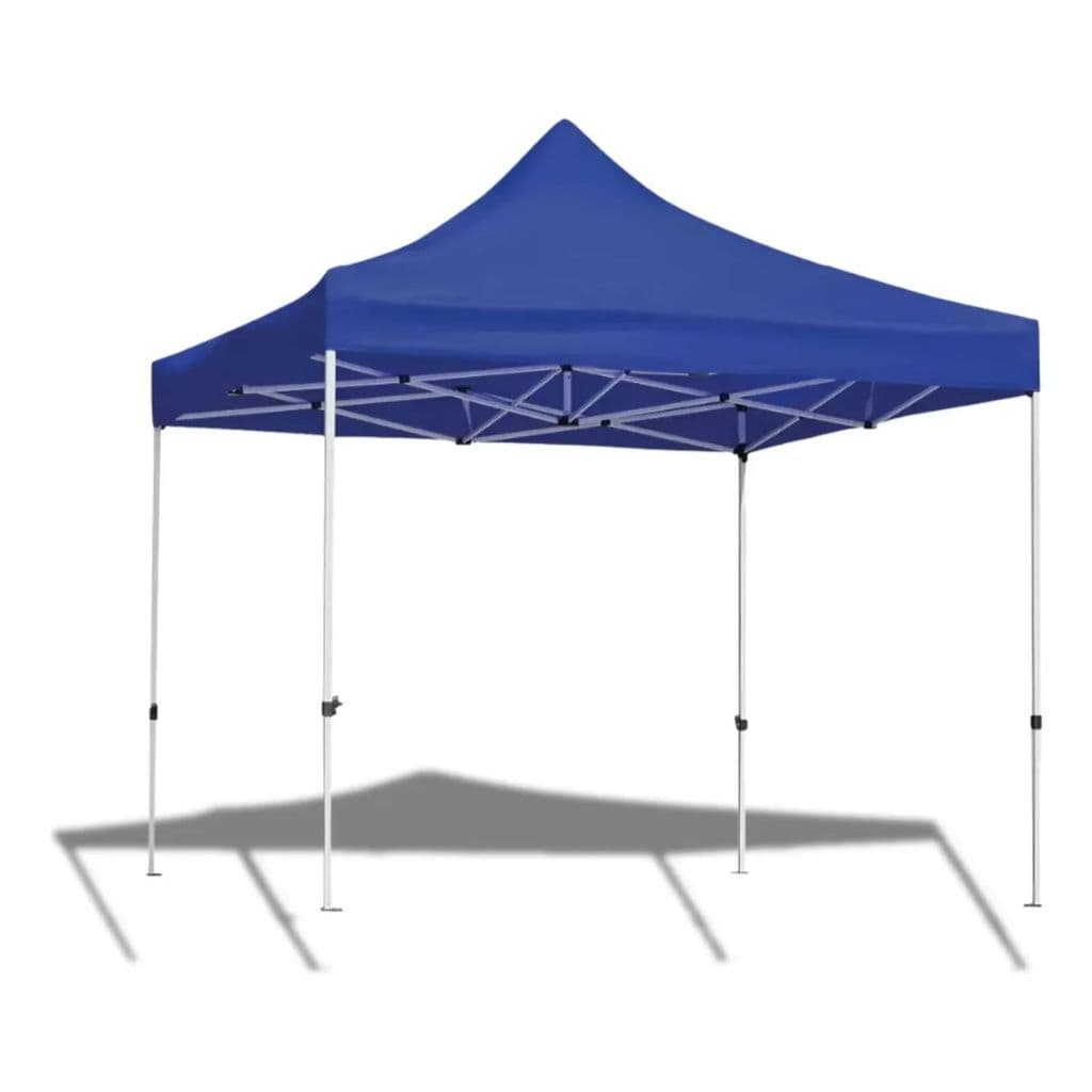Tenda Azul Gazebo Dobrável 3x3m Praia Articulado Proteção UV