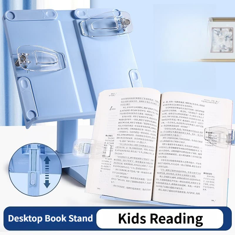 Suporte Para Livros Descanso Crianças Lendo Mãos Livres De Receitas Didáticos Música Leve À Prova D'água Presentes Mater