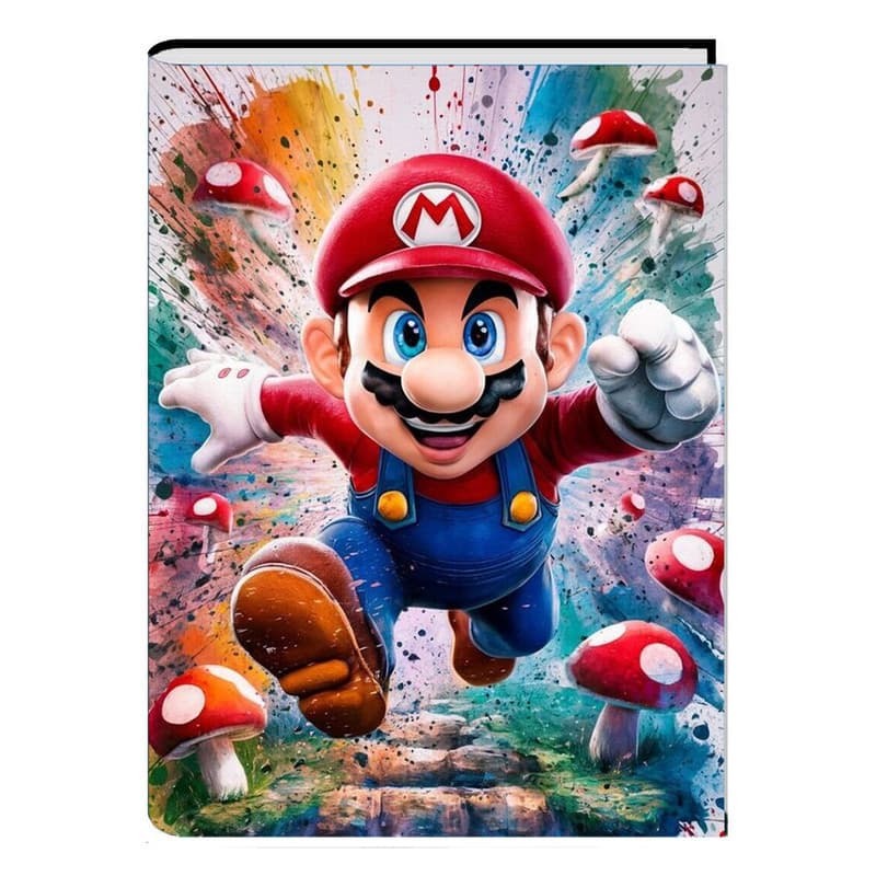 Caderno Super Mario Brochura Pequeno 48 Folhas