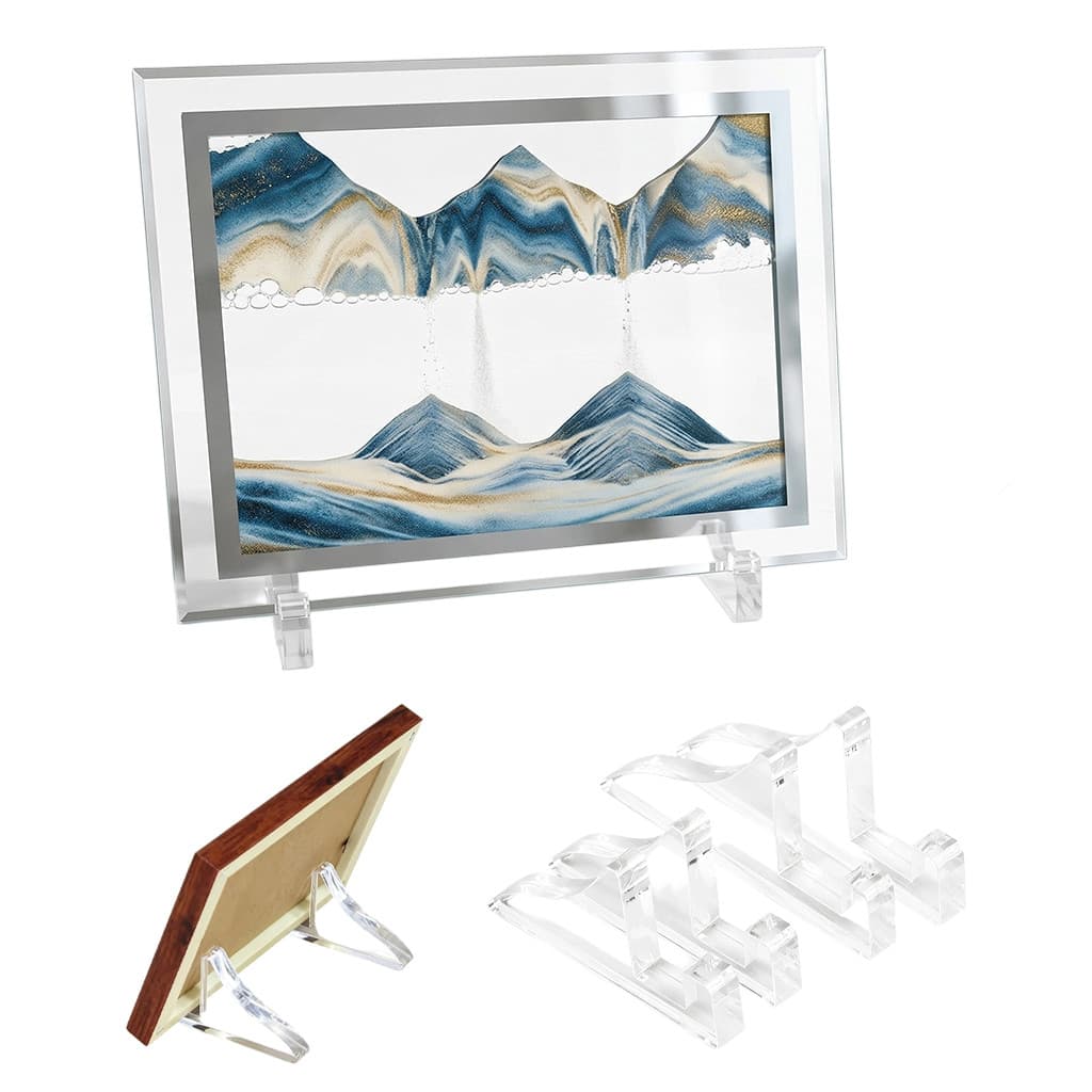Rack De Suporte De Exibição Multiuso De 2 Pces , Suportes De Moldura De Foto Acrílico Transparente , De Certificado De M