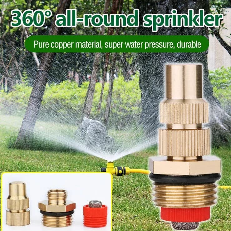 [Multiuso Eficiente] Bocal De Atomização Ajustável De Jardim Pó De Rocha Pulverizador/Bocal De Cobre/Para Jardim