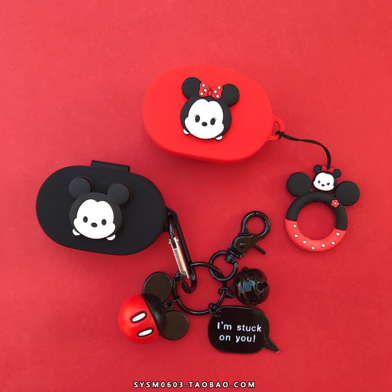 Capa Protetora De Silicone Minnie Para Xiaomi Redmi Airdots Edição Juvenil/2 VM0H TGYY
