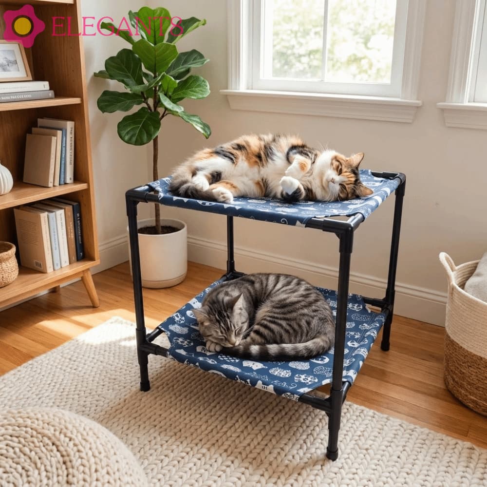 Cama Elevada Para Animais De Estimação AELEGANT , De Acampamento Removível De Camada Dupla Dormir Respirável À Prova De