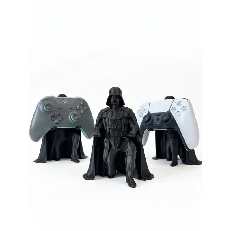 Suporte Controle Ps5 Xbox Darth Vader Organizador Mesa 3d