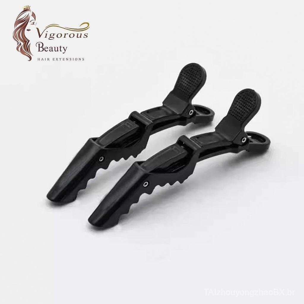 Presilha de Cabelo Vigorous Hair de Cor Sólida, 1 peça, presilha tipo jacaré, presilha para tingimento de cabelo.