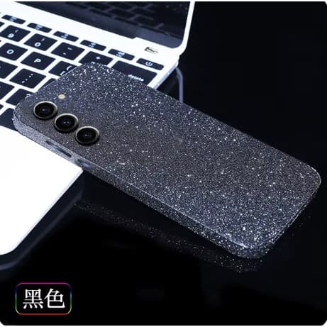 Película Traseira Com Glitter (Com Borda Para Celular) para A14/A15/A16/A24/A35/A55/A06