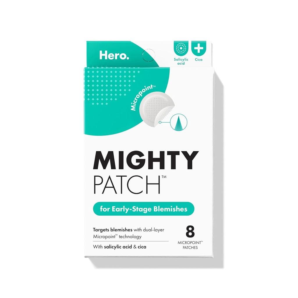 Adesivos para Acne Mighty Patch Micropoint Large Hydrocolloid da Hero Cosmetics, Adesivos para Espinhas e Acne em Estági