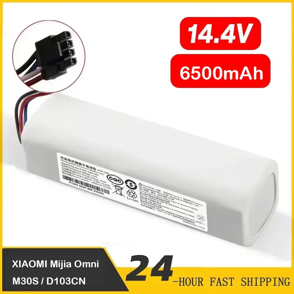 Bateria XIAOMI Mijia Omni Robô M30S/D103CN 6500mAh