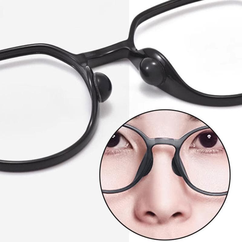 Anti Deslizamento Óculos Nasal Suporta Silicone Invisível Almofada De Ar Almofadas De Nariz Transparente Macio Auto-Ades