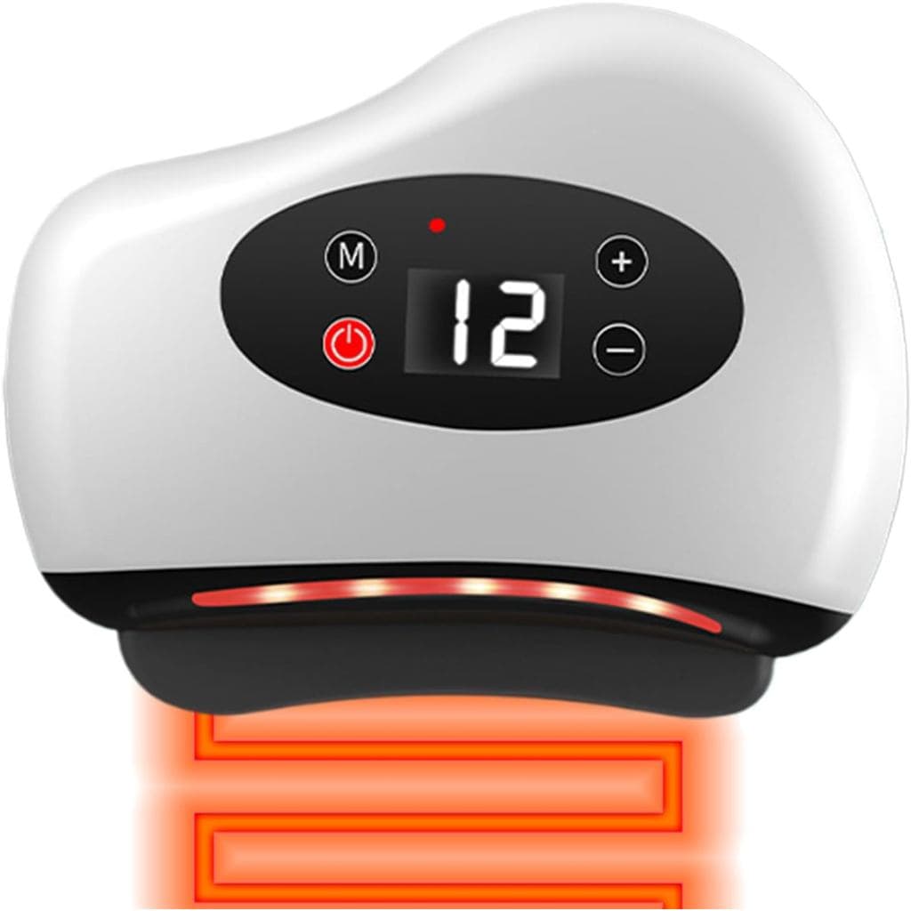 Massageadores Elétricos - Raspador Elétrico com Vibração para Pernas, Costas, Pés, Rosto, Ombros, Massagem Profunda, par