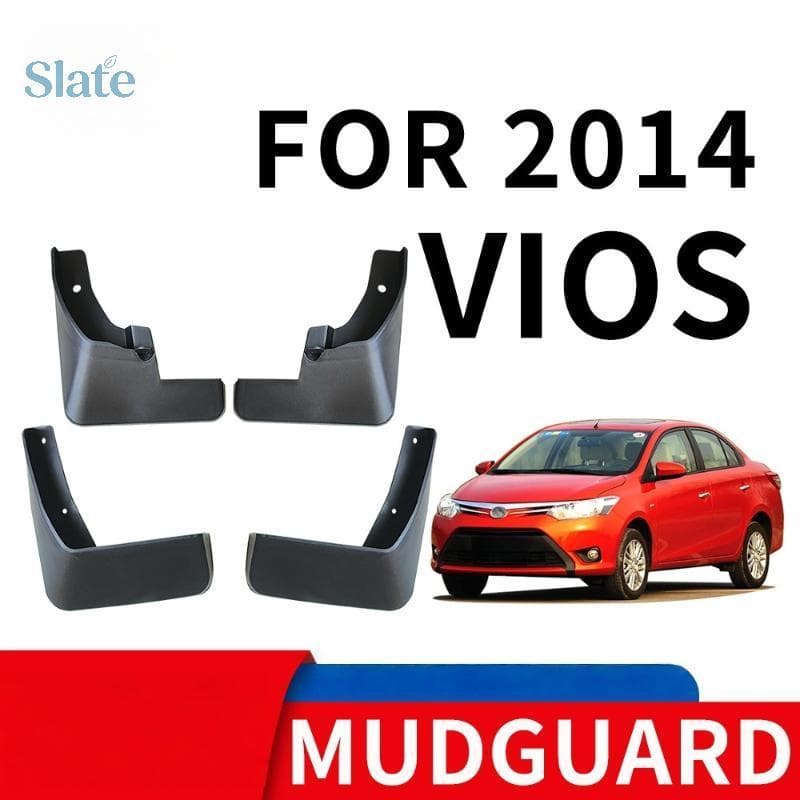 Slate 1 Conjunto De Proteção Contra Lama Para Pneu Automotivo , Vios 2014 A 2019 , À Prova D'água , Respingos-Lamas , Ca
