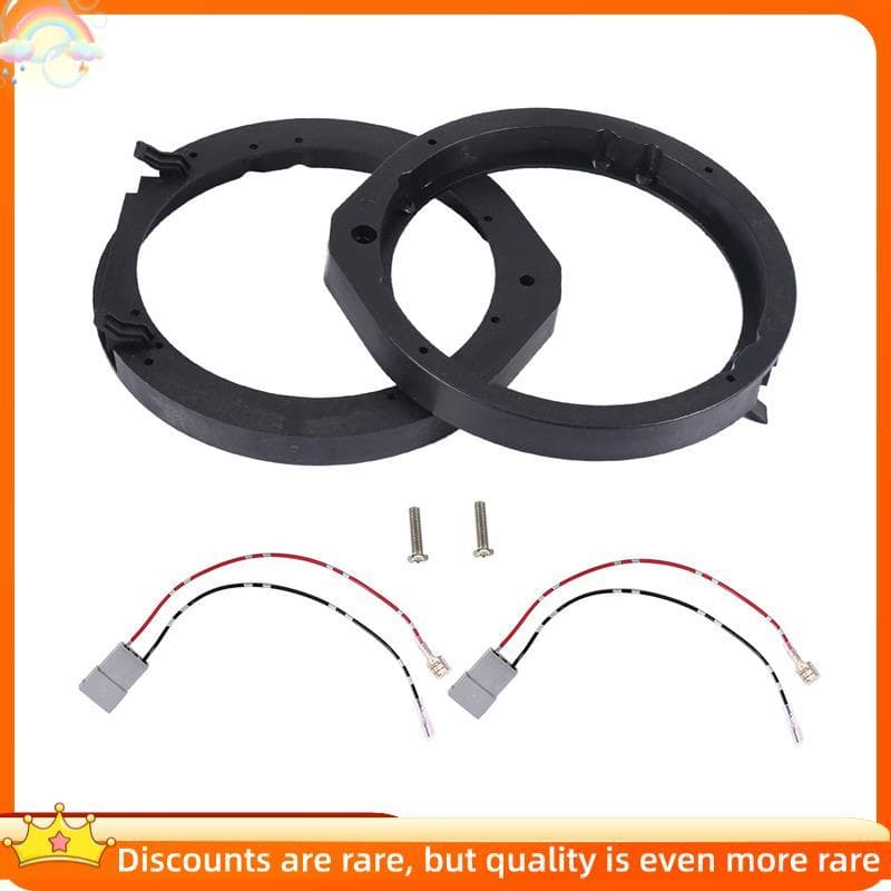 Ypdnew2 Pcs 6.5 Polegada Junta De Buzina De Carro Adaptador De Alto-Falante Com Chicote De Fiação Para Accord-Z 2006-201