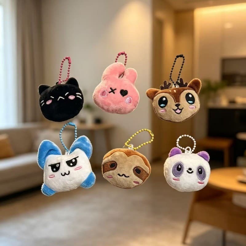 Chaveiro de Pelúcia Kpop Idol BABYMONSTER, Pingente de Bolsa RUKA ASA
