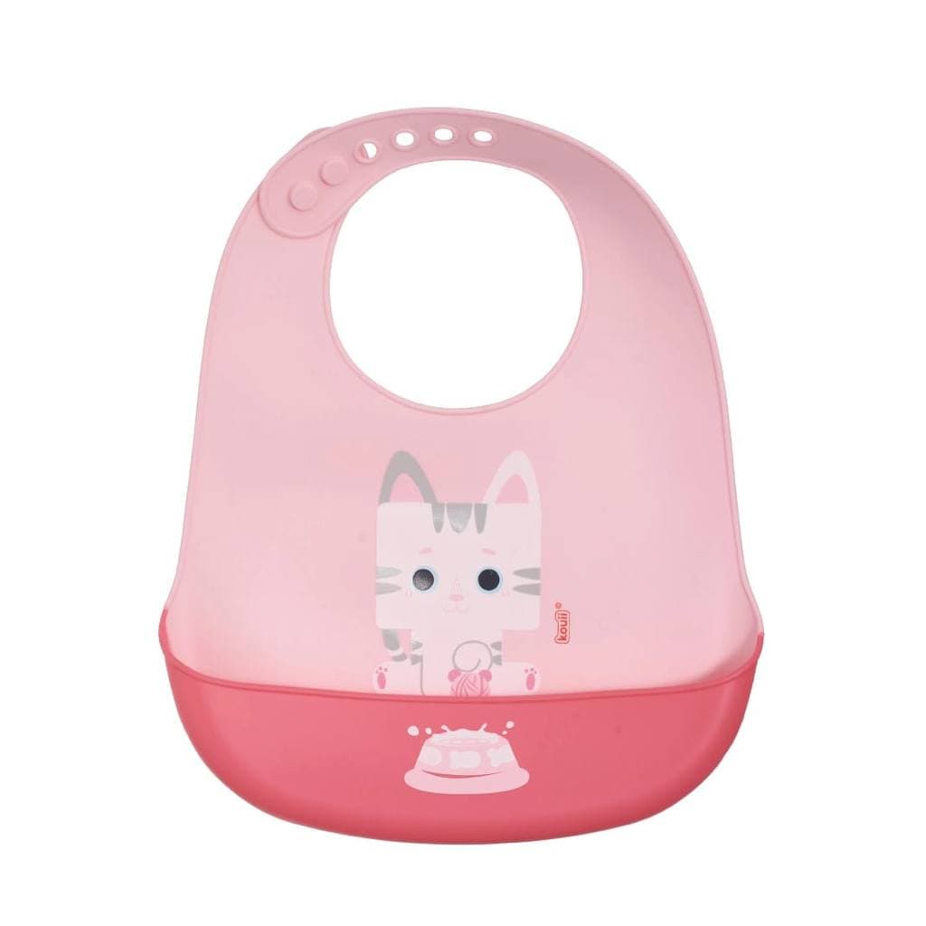 Babador de Silicone Infantil Kouii - Gata Mia