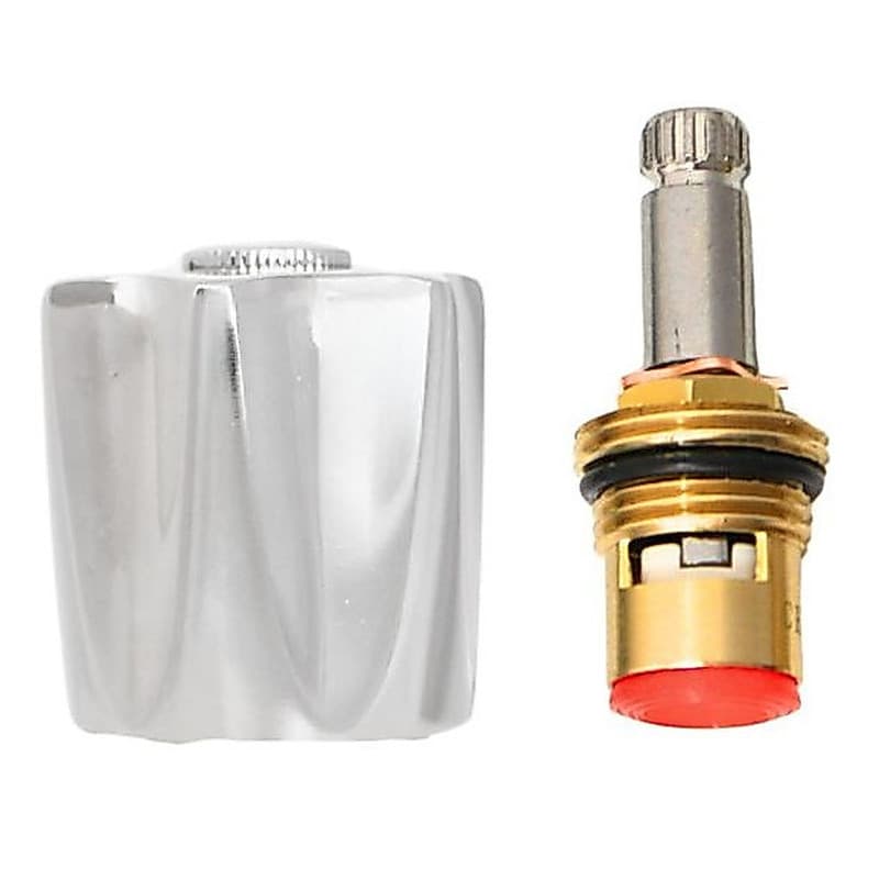 Reparo Kit Para Torneira Completa Em 100% Metal Mecanismo 1/4 Volta C50 Metal Cromado Luxo