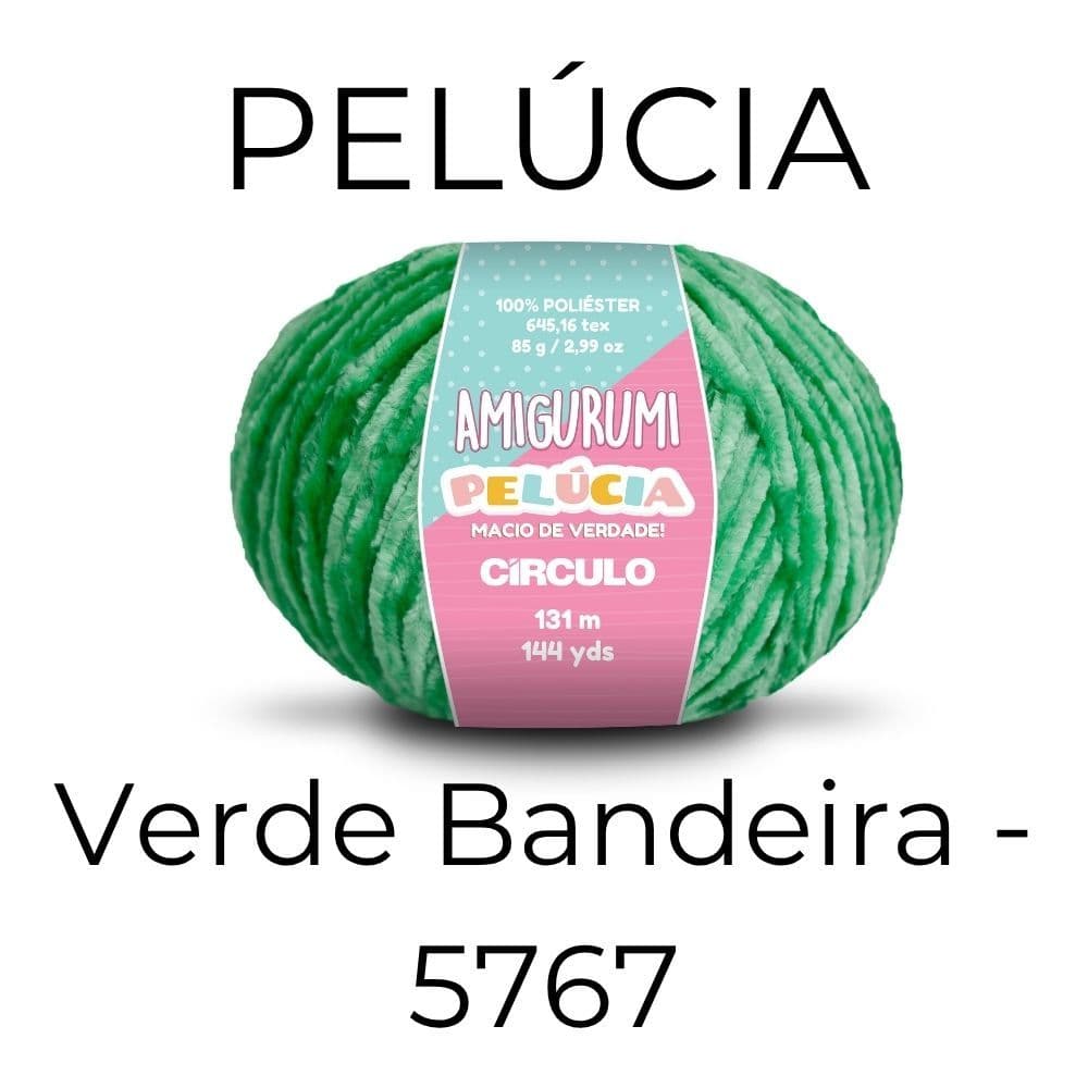 Fio Pelucia Linha Amigurumi Circulo – Cor Bandeira 5767