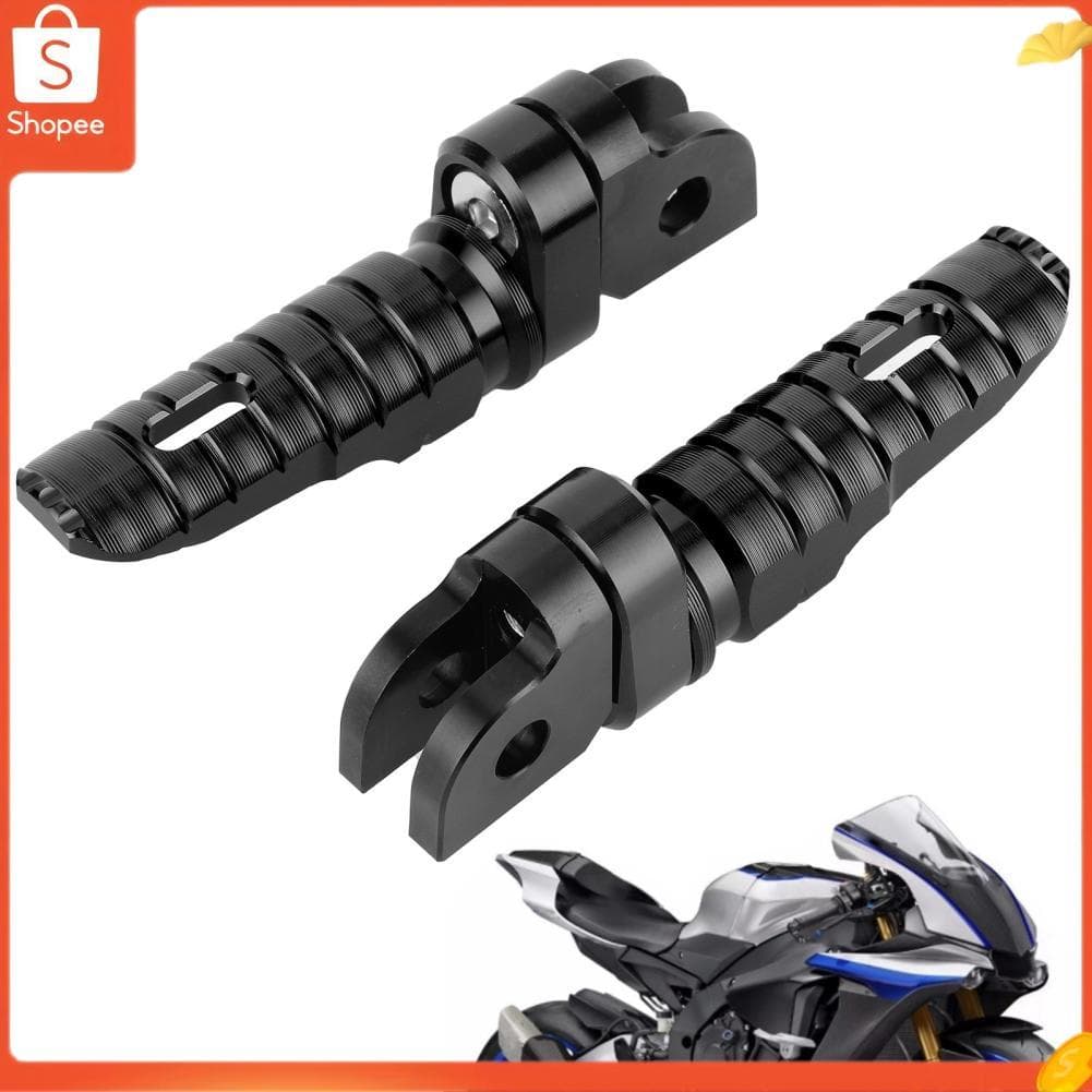 Hap Par de apoios para os pés dianteiros ERYUE para entusiastas de motocicletas com ferrugem MT-03 MT-25 -07 -09 R3 XJ6