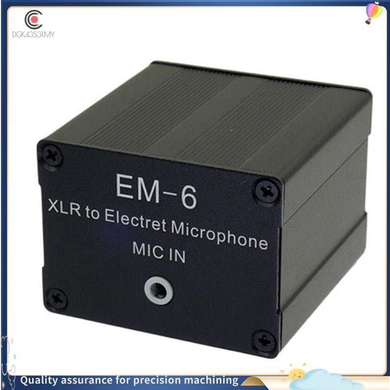 [hukou33] XLR Para 3.5 Mm Eletreto Condensador Microfone Captador Conversor Cabeça Amplificador Mixer Placa De Som