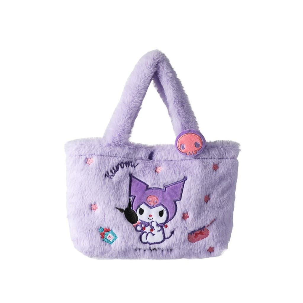 Bolsa infantil, mochila, bolsa com brinquedo de pelúcia Loopy, adoráveis Kuromi, Miu-Miu e Kuromi.