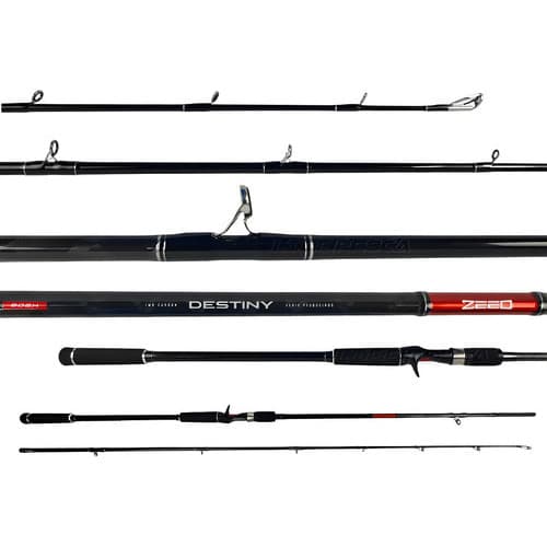 Maruri Vara Carretilha Zeeo Destiny Carbono 2,40m 20-50lb 2 Partes
