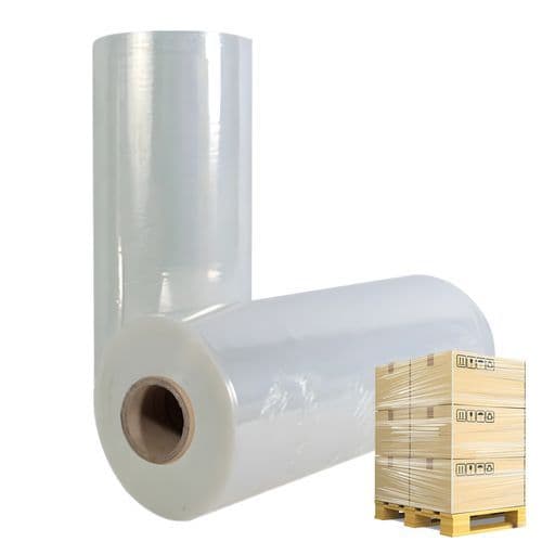Stretch GS Filme Bobina Rolo Virgem 16kg 50cm 1400m 0,23Mic E-commerce Envio Logística Transporte